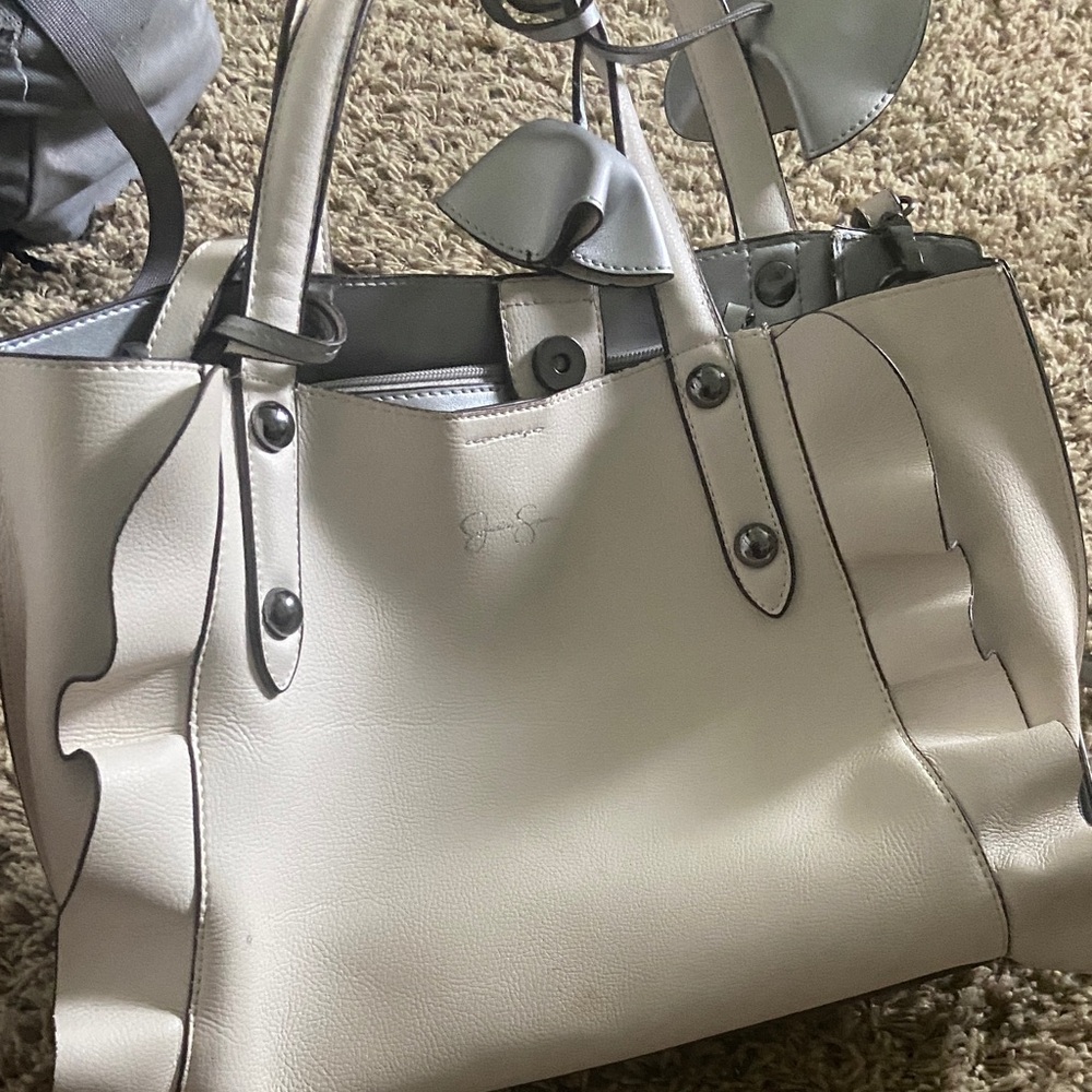 Elegant Cream Handbag